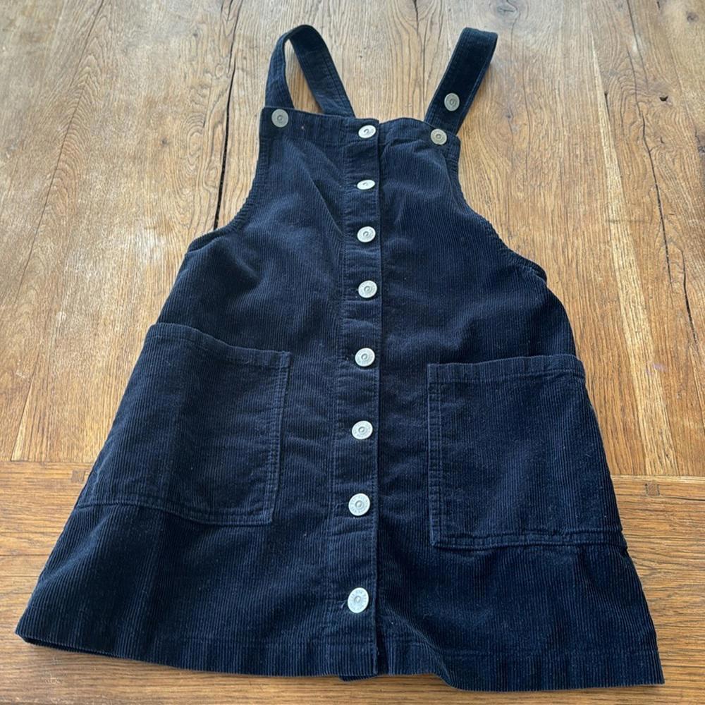 BDG Corduroy Button Front Overall Skirt